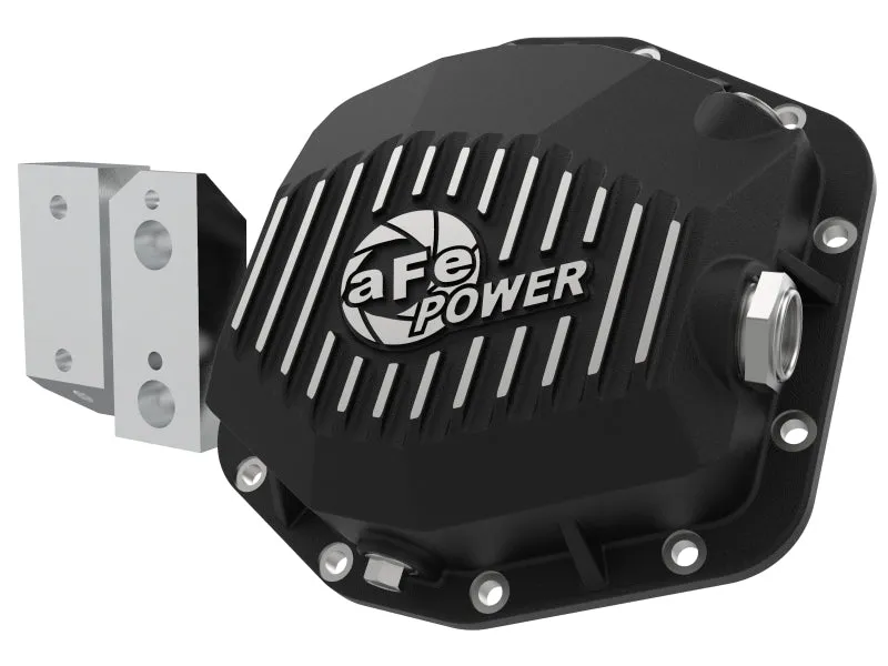 aFe Street Series Rear Differential Cover Black w/Machined Fins 20  Jeep Gladiator JT (Dana M220)