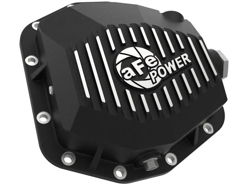 aFe Street Series Rear Differential Cover Black w/Machined Fins 20  Jeep Gladiator JT (Dana M220)