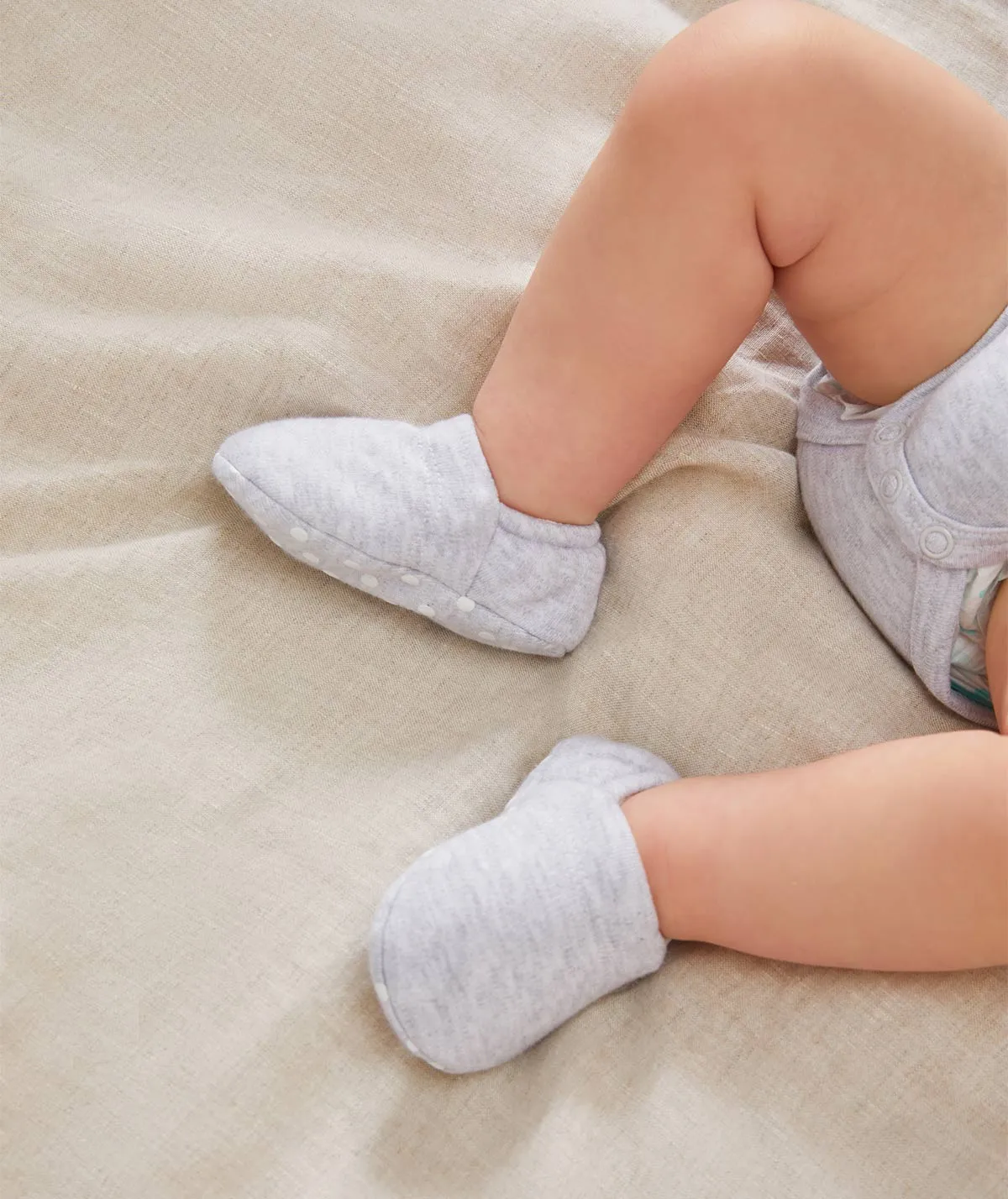 Baby Booties - Grey