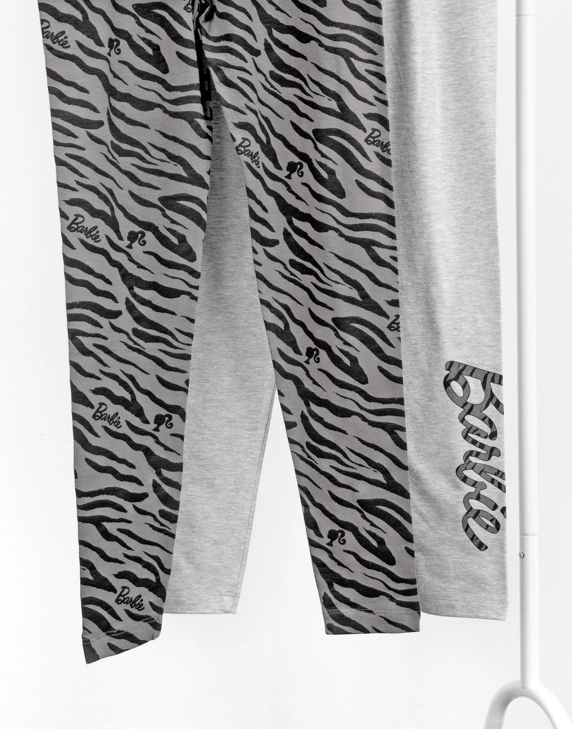 Barbie Leggings Animal Print 2 Pack For Girls