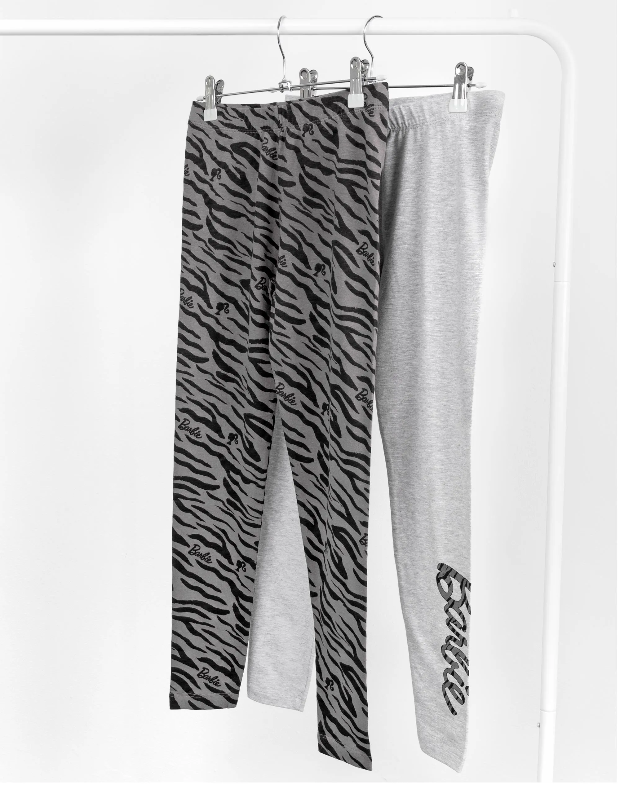 Barbie Leggings Animal Print 2 Pack For Girls