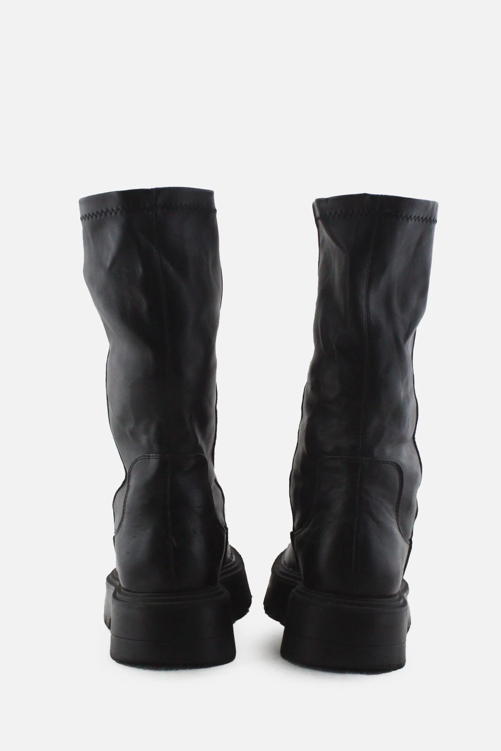 Bershka Combat Ankle Boots | 100% Authentic Leather