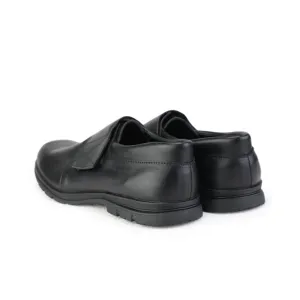 BLACK VELCRO BOYS SCHOOL SHOES