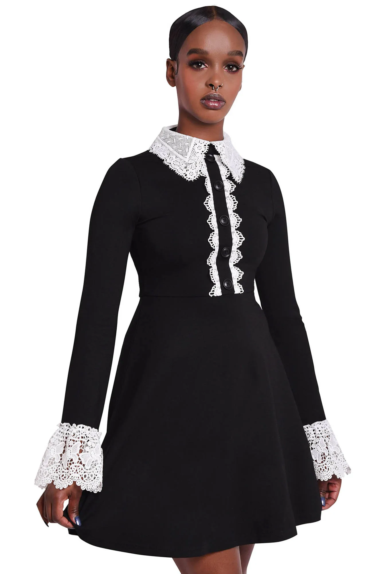 Blessed Be Collar Dress [B]