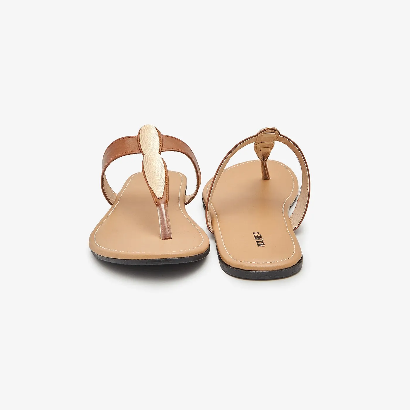 Buckle Trim Women Chappals