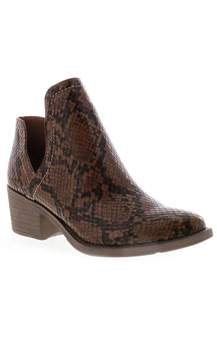 Chronicle Snake Open Side Bootie