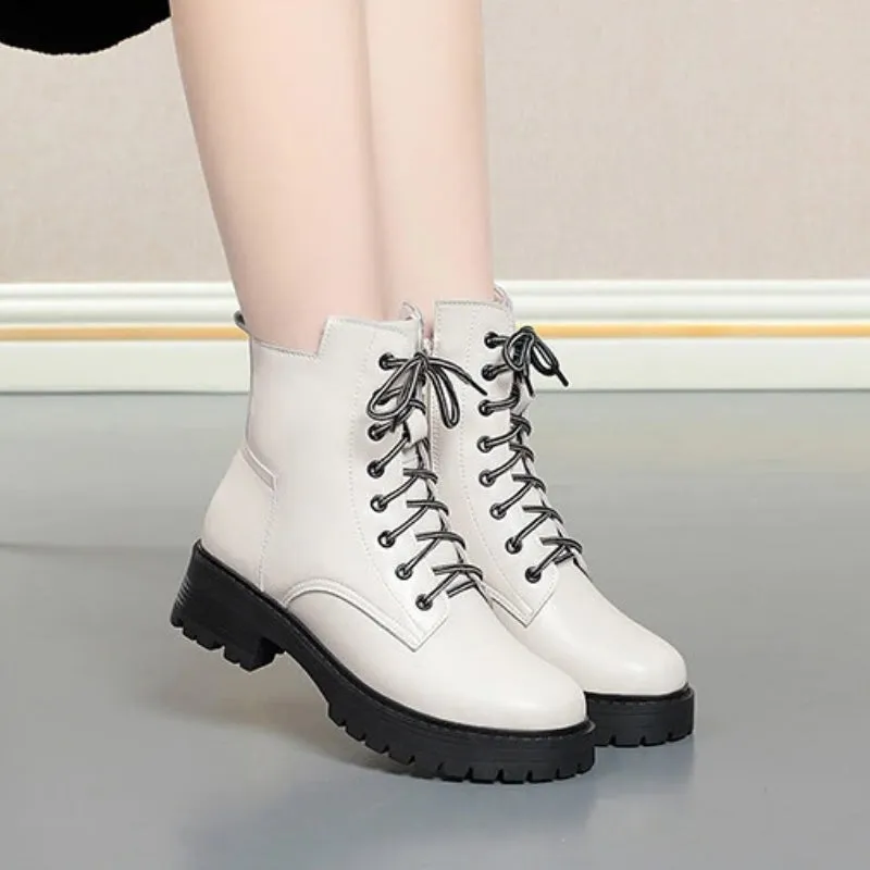 Classic Platform Lace-up Ankle Winter Boots Collection