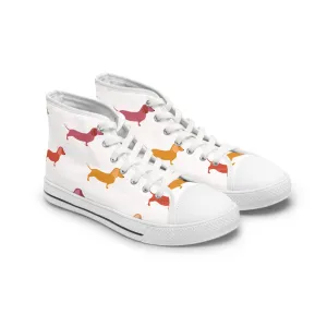 Dachshund Women's High Top Sneakers