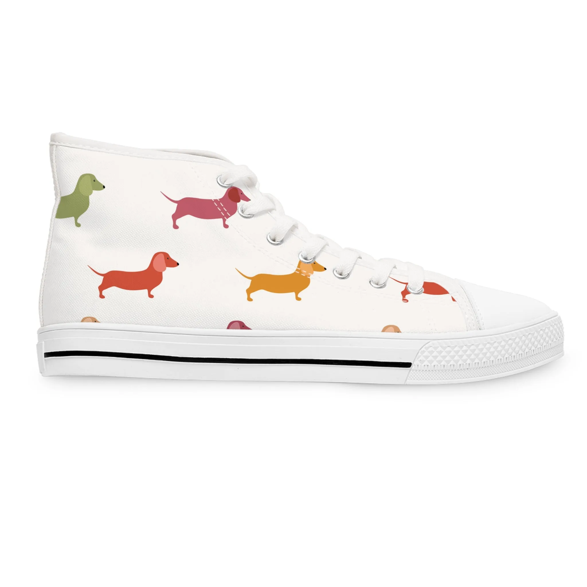 Dachshund Women's High Top Sneakers