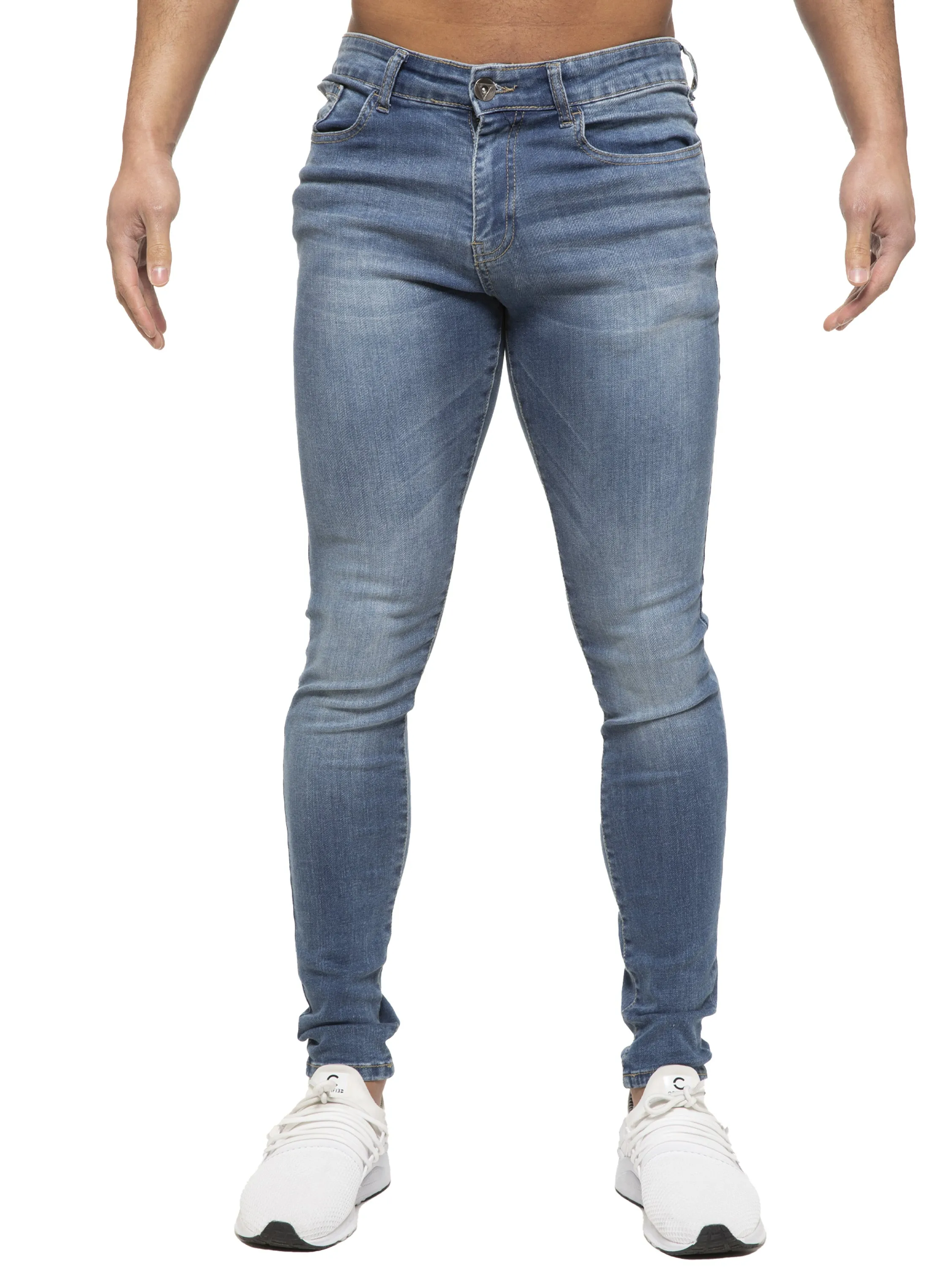 ETO | Mens Designer Slim Skinny Fit Stretch Jeans