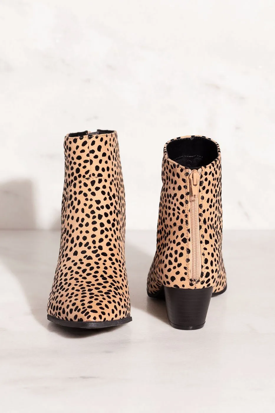 Go Wild Leopard Print Pointed-Toe Booties