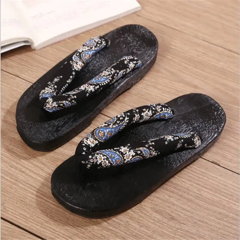 Japanese Geta Flat Bottom Sandals