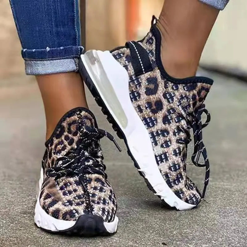 Large Size Flying Woven Women'S Shoes Spring And Summer New Running Sports Casual Light Breathable Women'S Shoes