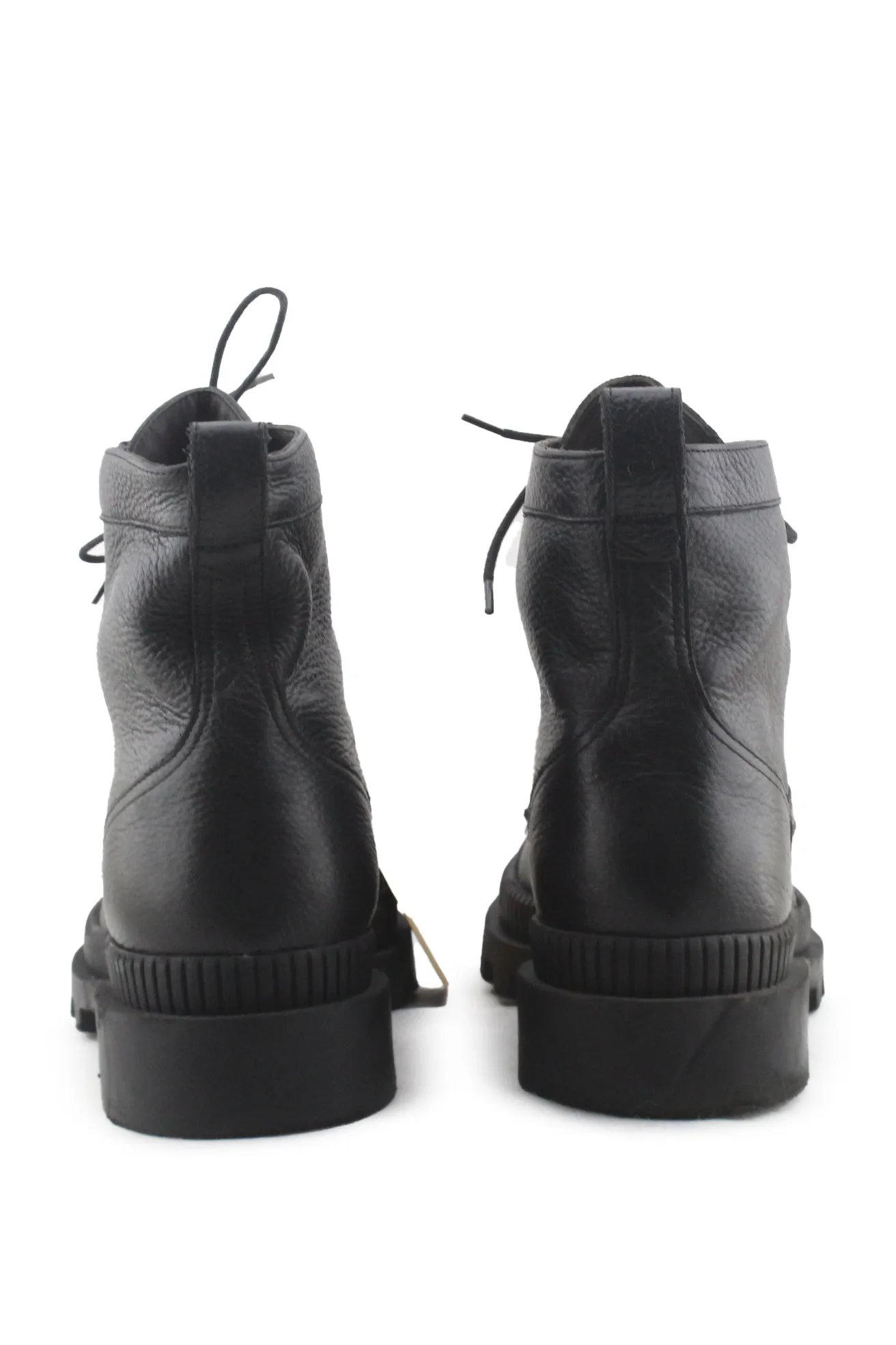 Massimo Dutti Laces Combat Boots | 100% Authentic Leather