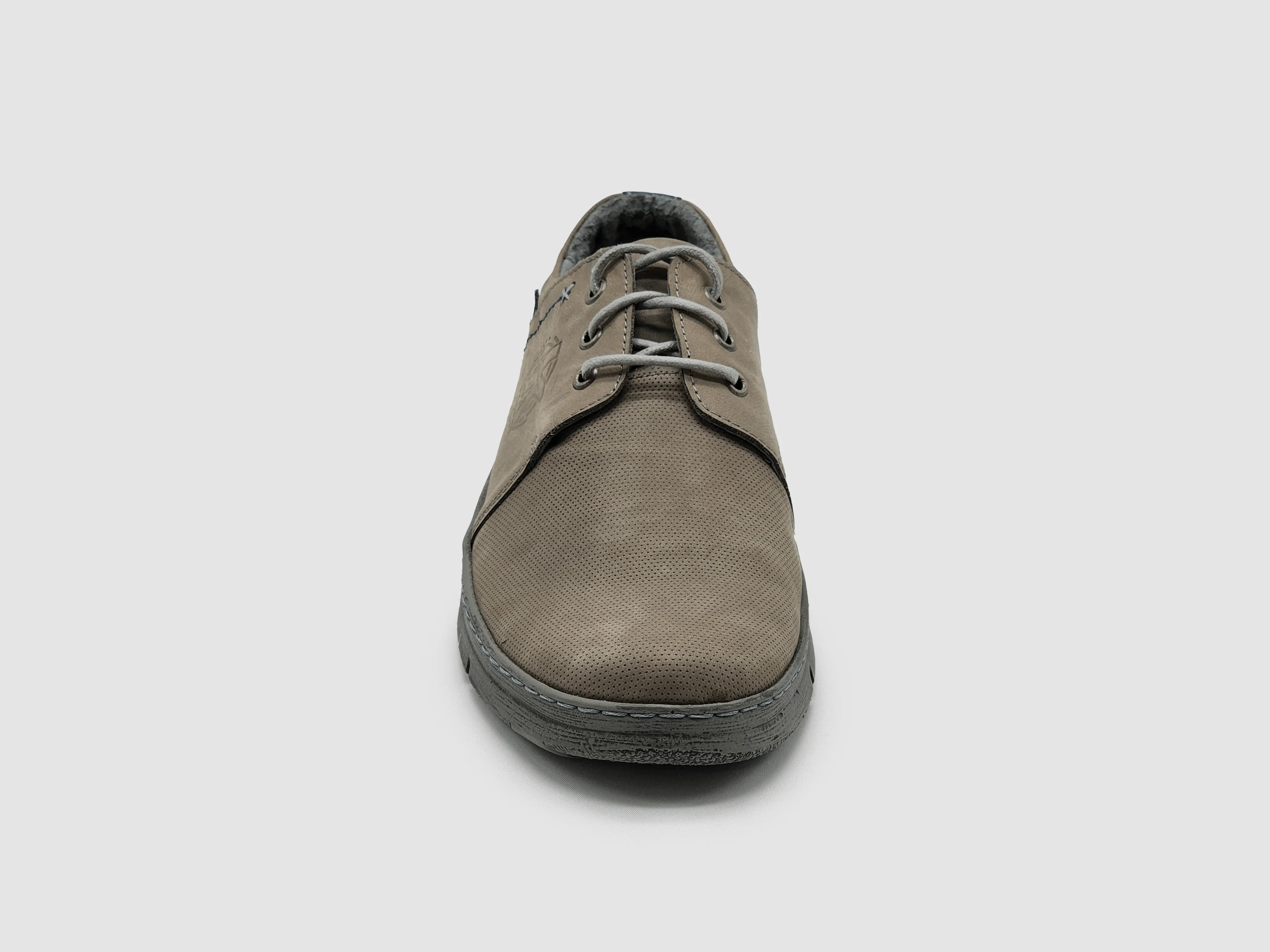 Men's Everyday Leather Shoes - Grey