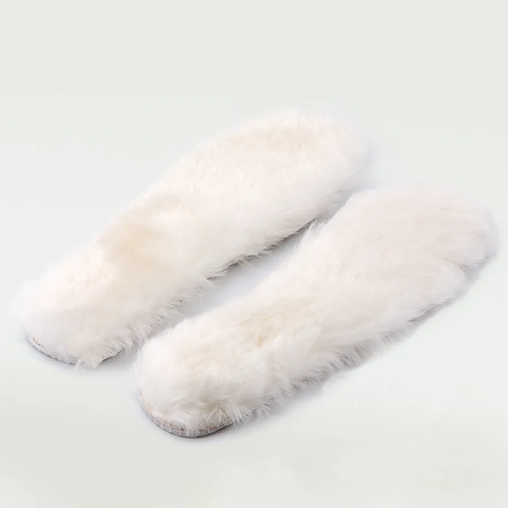 Natural Wool Insoles-100% Real Sheepskin (Women Size: 11)