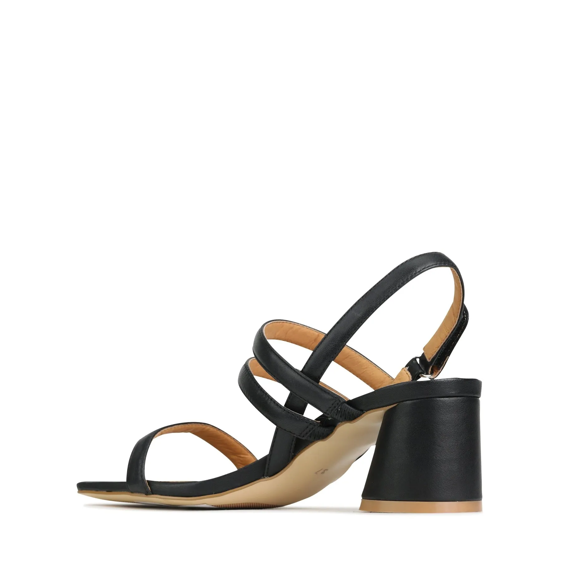 PETELLA BLOCK HEEL SANDALS LEATHER