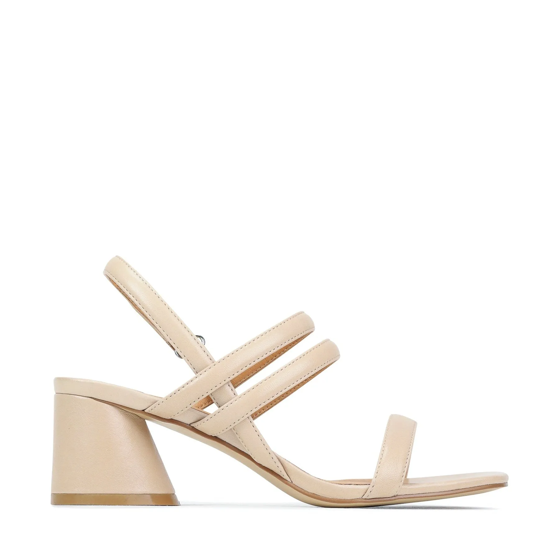 PETELLA BLOCK HEEL SANDALS LEATHER