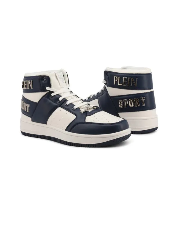 Plein Sport HI Sneakers in Navy Color