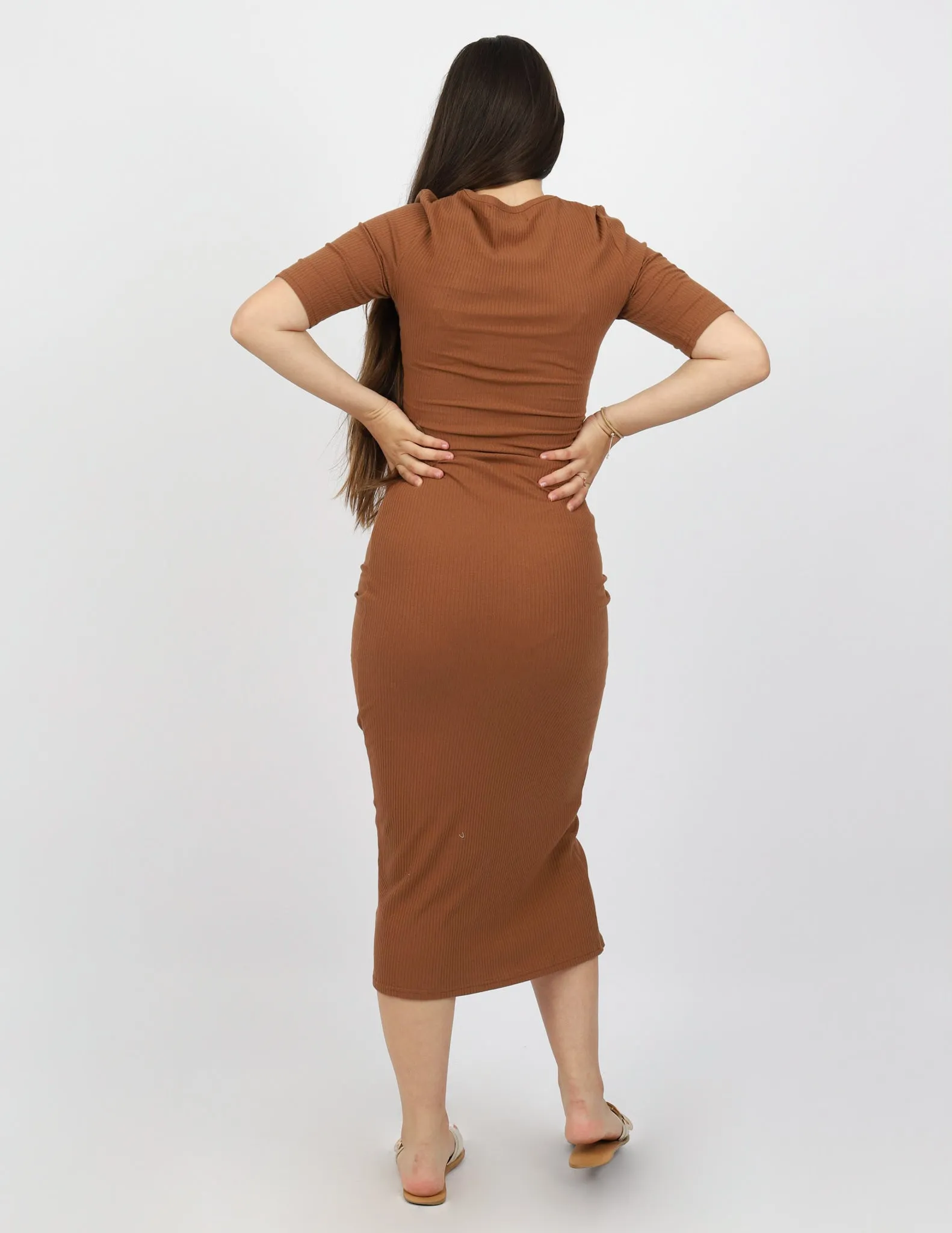 Reya Ribbed Body Dress