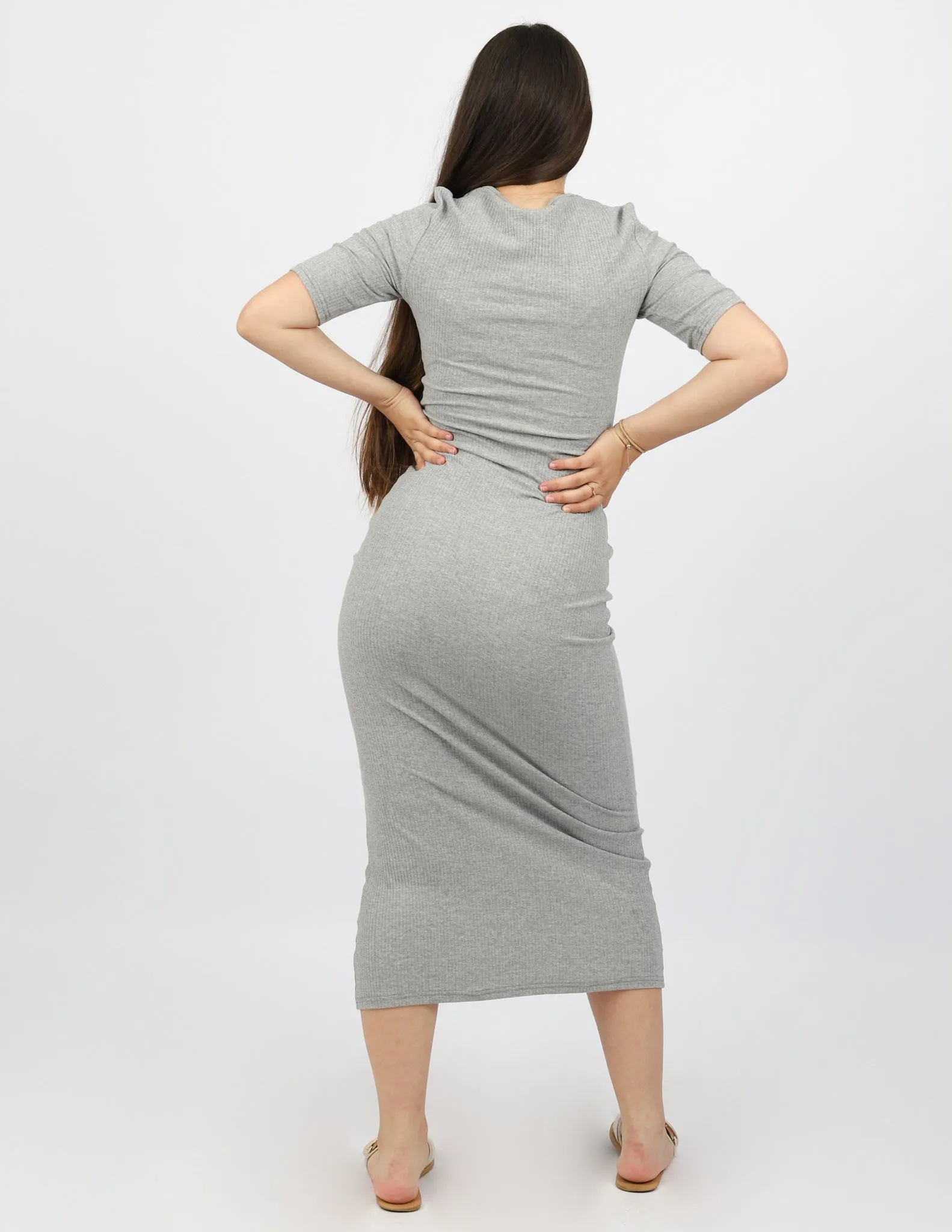 Reya Ribbed Body Dress