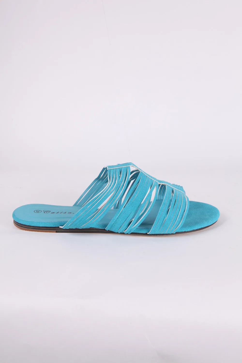 Slashed Slipper Style Sandal