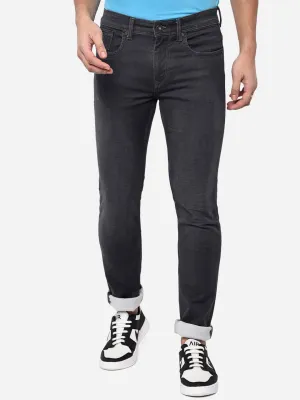 Steelpe Grey Washed Slim Fit Jeans | JadeBlue