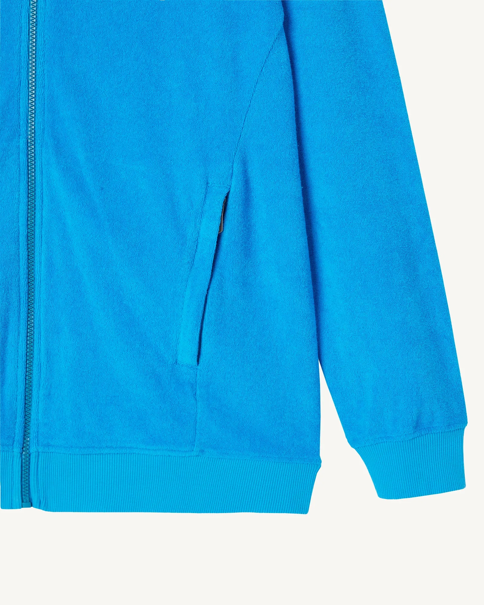 Veste zippée éponge à capuche Azur Nazare