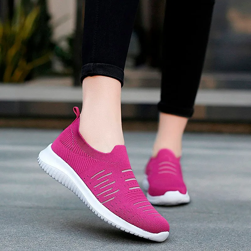 Women's spring and autumn breathable soft casual sneakers 2023