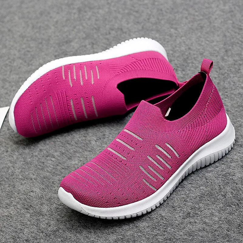 Women's spring and autumn breathable soft casual sneakers 2023