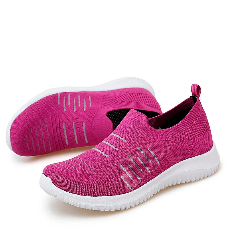 Women's spring and autumn breathable soft casual sneakers 2023