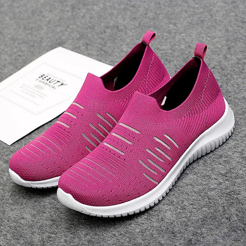 Women's spring and autumn breathable soft casual sneakers 2023