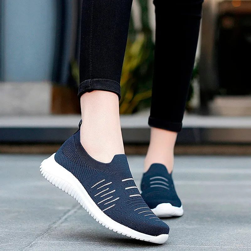 Women's spring and autumn breathable soft casual sneakers 2023