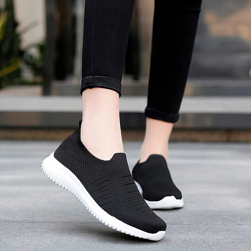 Women's spring and autumn breathable soft casual sneakers 2023